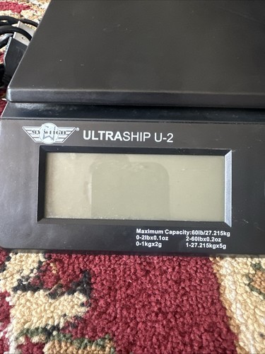 My Weigh Ultraship U2 affichage 2 lignes balance d'expédition postale numérique 27 kg x 2/5 g - Photo 2/10
