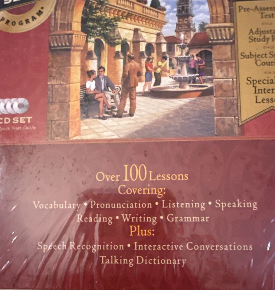 The Learning Company Learn To Speak Spanish 4 CD's-Brand New-SHIPS N 24 HRS - Image 2 of 4