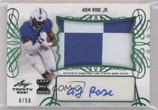 2021 Leaf Trinity Green Spectrum 4/50 Asim Rose Jr #PA-ARJ Patch Auto 5uu