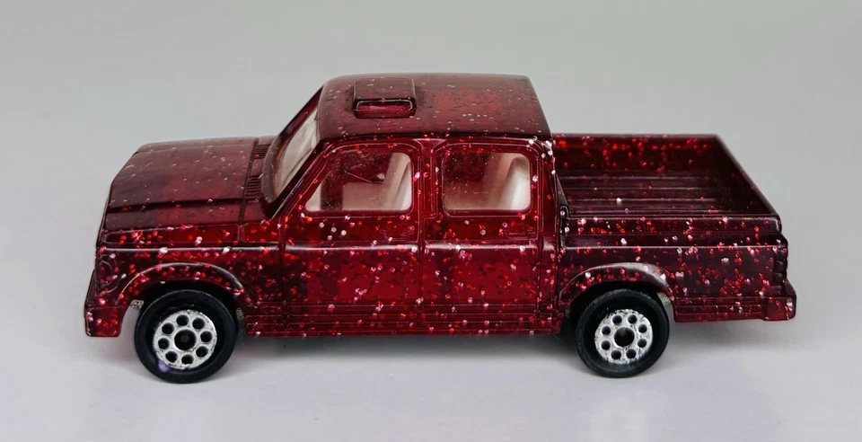 Camioneta pickup Chevrolet D20 Majorette 1/64 rara vintage 1987 #116 1/60 negra Foto 3 de 4