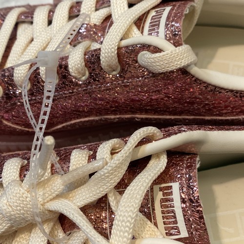 PUMA DINARA SHINE Pink Metallic Sneakers SZ 9 Womens Shoes New Without Box CC1 - Picture 9 of 9