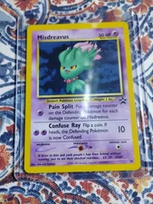 Misdreavus #39 Black Star Promo WOTC Pokemon Card LP