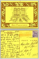 Continental Union Square San Francisco Postcard