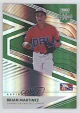 2020 Panini Elite Extra Edition Aspirations Green /499 Brian Martinez #192 ut4