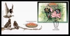 DR WHO 2002 MALAYSIA FDC JOINT ISSUE SINGAPORE BIRD/FLOWER S/S RM5 R54515