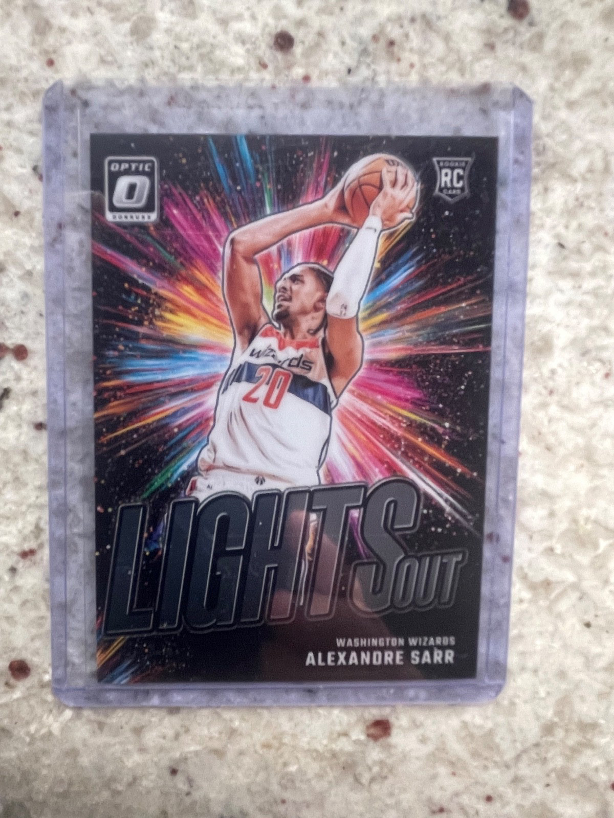 2024-25 Panini Donruss Optic - Lights Out Alexandre Sarr #5 (RC)