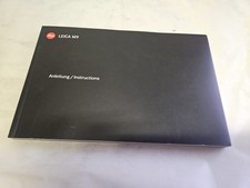 LEICA M9 CAMERA ANLEITUNG INSTRUCTIONS MANUAL