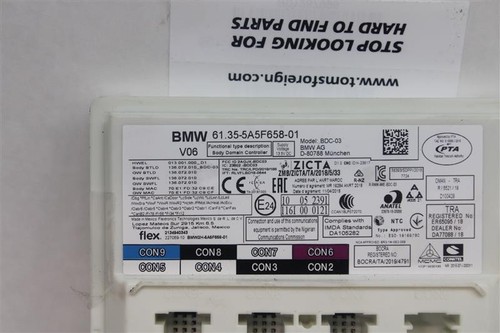 BODY CONTROL COMPUTER 330I 330E X3 X5 X5M 2021 21 2022 22 1287998 - Picture 4 of 12