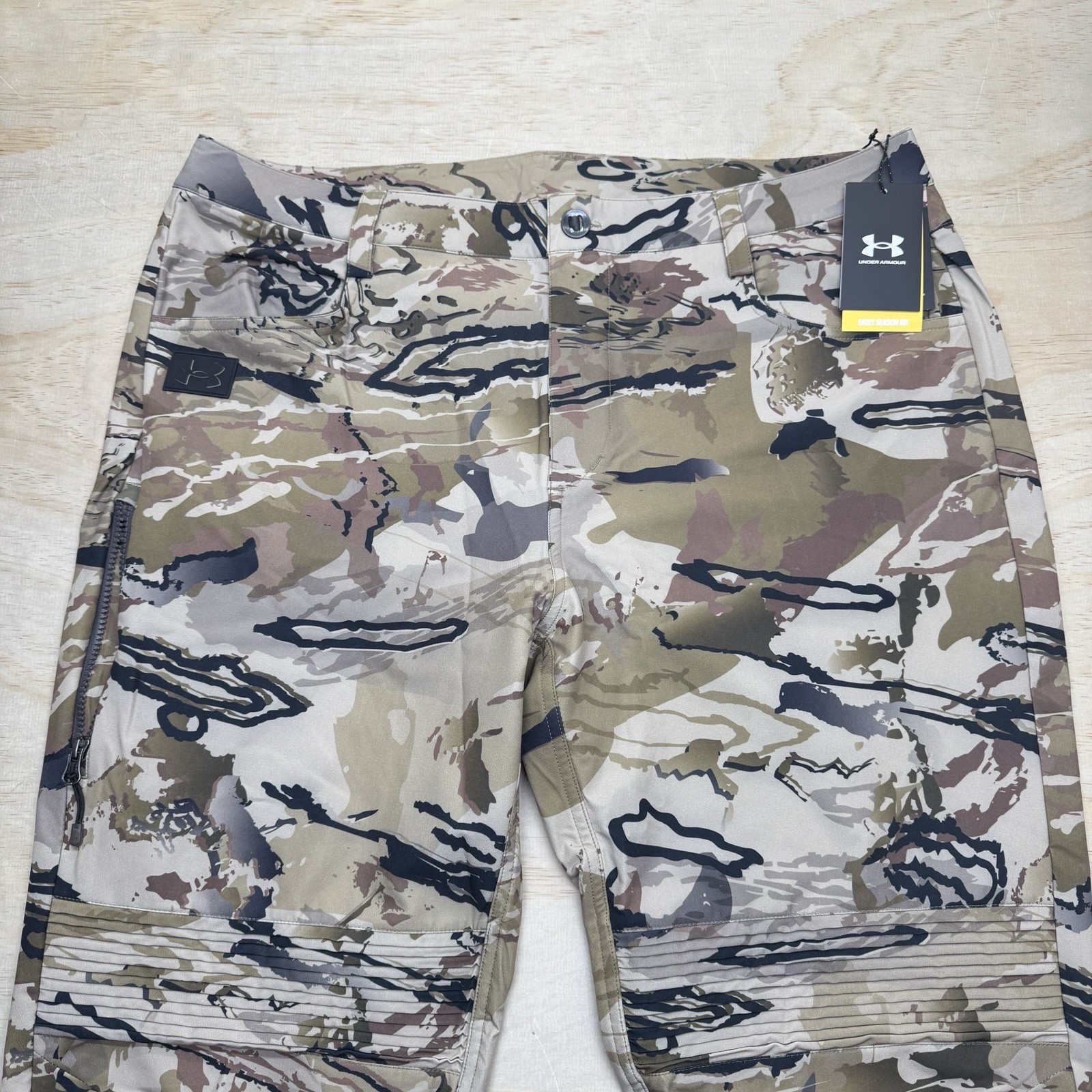 NEW Under Armour Hardwoods STR Pants Size Mens 40 x 32 1355314-999 Camo thumbnail 4