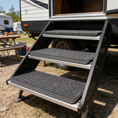 Rutschfeste für wohnmobil Stufenteppiche für Lippert Stufen Easy Clean Schütteln