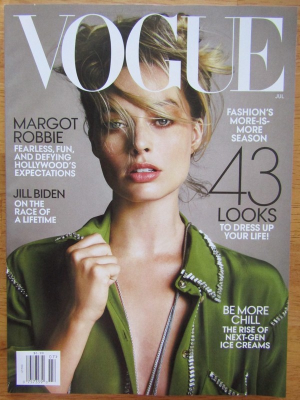 VOGUE MAGAZINE JULY 2019 MARGOT ROBIE, JILL BIDEN