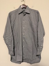    Burberry London Mens 15 1/2-32 Long Sleeve Button Down Shirt  Made USA
