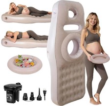 Inflatable Pregnancy Pillow Belly Head Hole