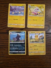 Pokemon McDonald's 2022 Promo Lot Pikachu Chinchou Flaaffy Pangoro 4 Cards