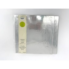 The Paper Studio Post Bound Scrapbook Album Refill Pages 12 x12 strap hinge x2