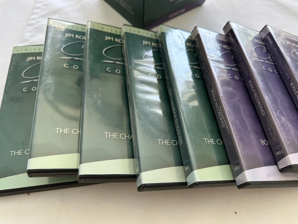 COLECCIÓN CLÁSICA JIM ROHN - EL DESAFÍO DE TENER ÉXITO - ¡PAQUETE DE 8 DVDS!  RARO! Foto 3 de 4