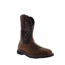 Hoss Hunch Herren braunes Leder  Arbeit & Sicherheit  Stiefel 46