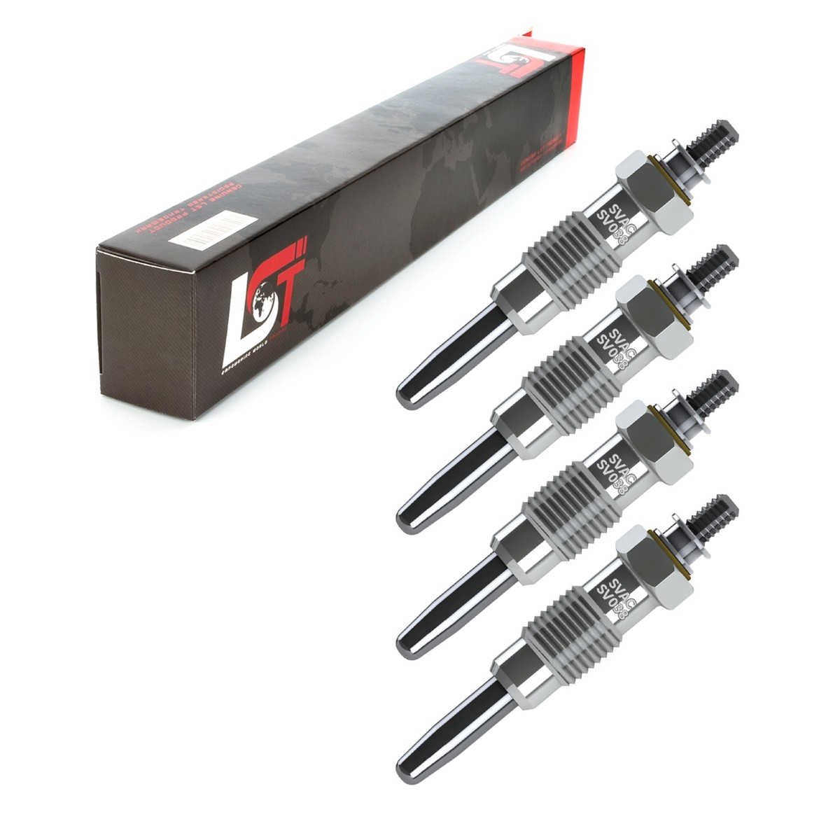 4x Glow Plugs for RENAULT MASTER 1 I TRAFIC BUS BOX FLATBED