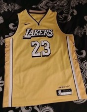 Nike Los Angeles Lakers Basketball LeBron James Jersey 23 Sz L
