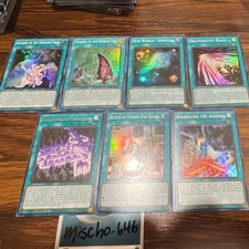 Yu-Gi-Oh! 1st Edition Holo Spell Card Lot 7x English Blessing & Terrors