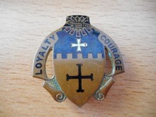 1950er US Army 5th Cavalry Loalty Courage PIN