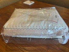 POTTERY BARN KIDS Monique Lhuillier Ethereal Pieced Blush Duvet F/Q NWOT