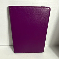 Fintie Folding Folio Tablet Case Cover Stand Rotating Purple/Black
