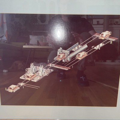 Original Engineers Automated Mining Transport Concept Art Rendering Milicron AGV