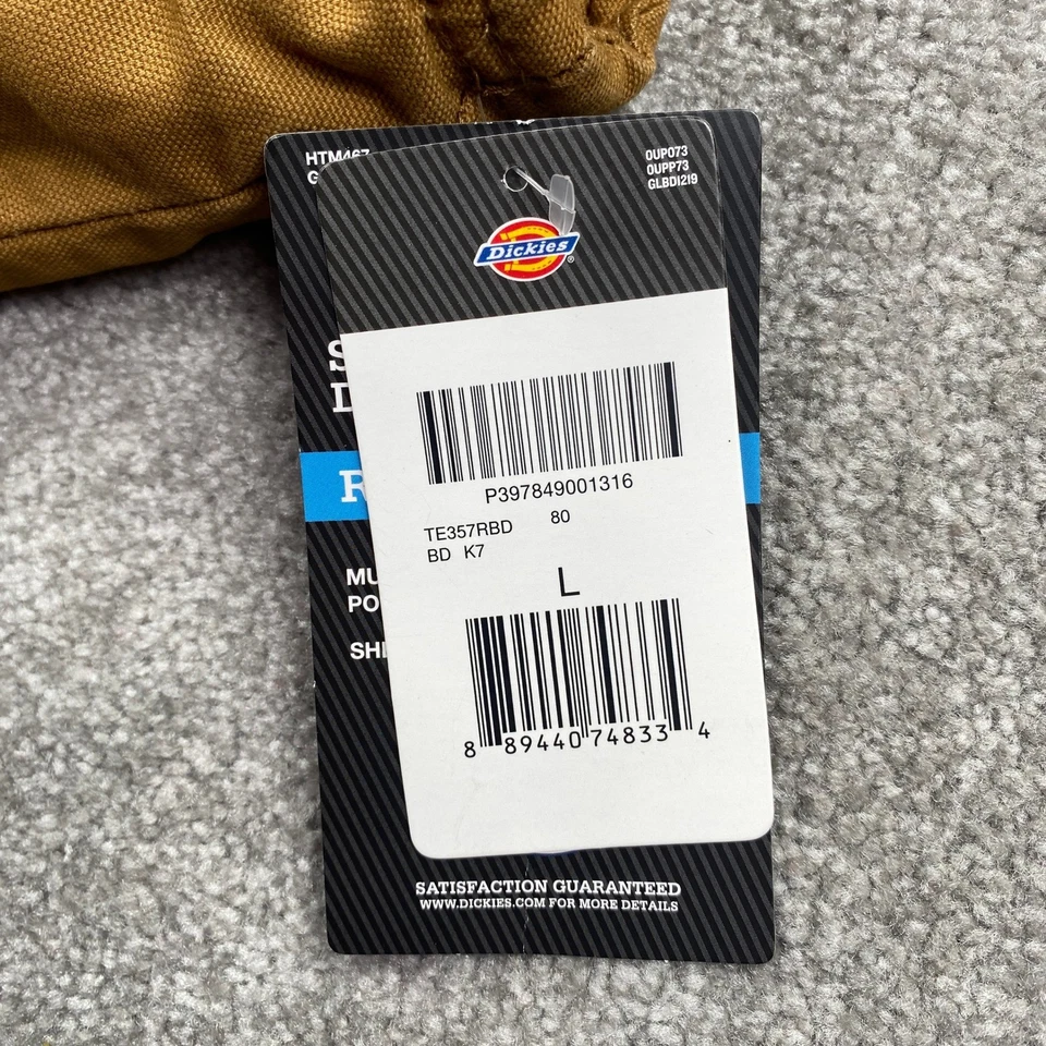 Dickies Sanded Duck Vest Mens L Relaxed Fit Sherpa Lined Sleeveless Jacket - Image 3 of 4