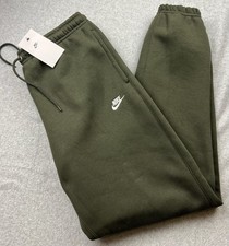 Nike Men  s Fleece Jogger Pants Size Medium FN3808-355 Dark Olive Green Rare NWT