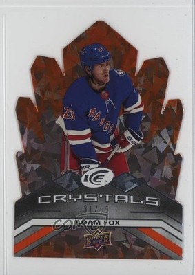 2021-22 Upper Deck Ice Crystals Orange 31/99 Adam Fox #IC-21 1nw9