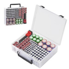 Battery Organizer Storage Case,Stores More Than 95 Batteries - Battery Storag...