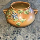 VINTAGE ROSEVILLE ART POTTERY "COLUMBINE" VASE #400-6" - MINT - CLEAN Preowned