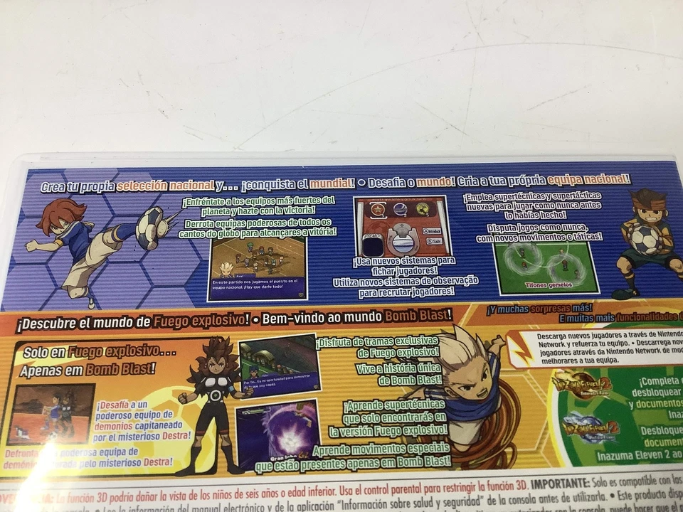 JUEGO 3DS INAZUMA ELEVEN 3 FUEGO EXPLOSIVO 3DS 20146932, foto 4 de 4