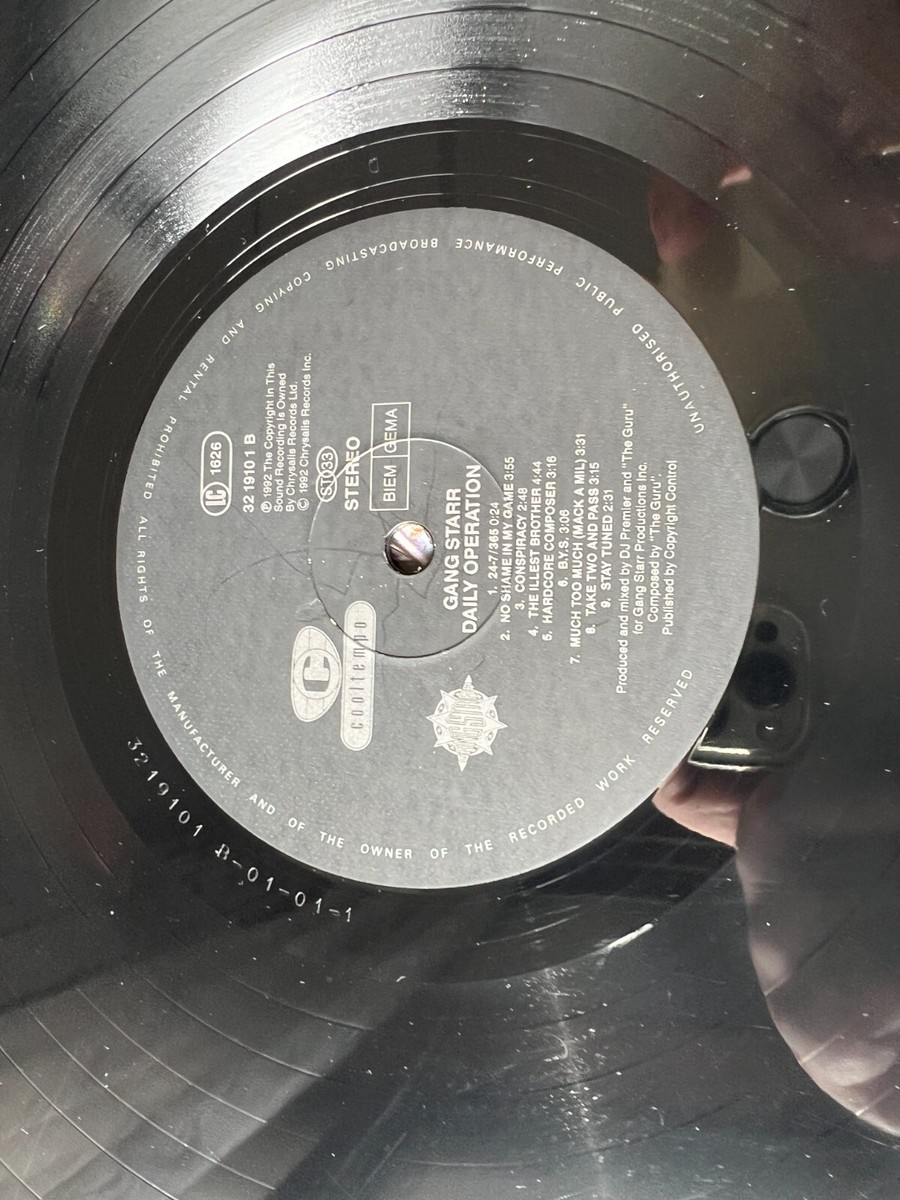 ☆USオリジナル盤☆GANG STARR/ DAILY OPERATION/LP Gang Starr – Daily Operation – CD (Album, Promo), 1992