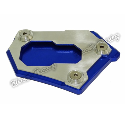 Kickstand Side Stand Extension Blue Fit 2013-2018 BMW R1200GS ADV Water Cooled - Picture 2 of 6