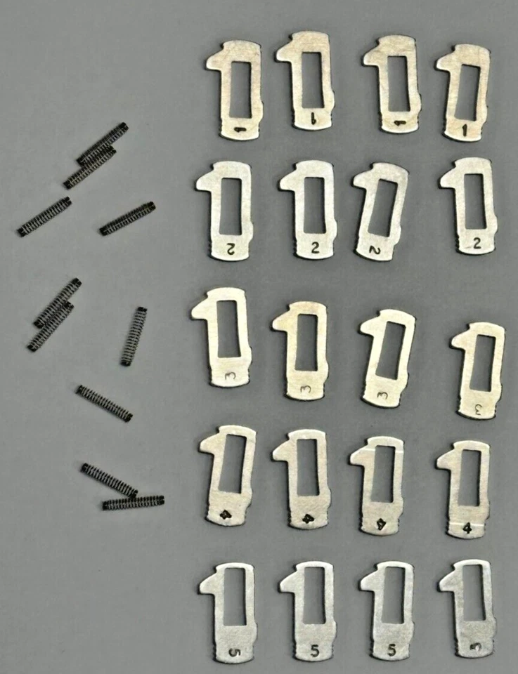 NUEVO Juego de vasos y resortes de cilindro de bloqueo de puertas/cubierta Ford OEM 322261 A 322265 Foto 4 de 4