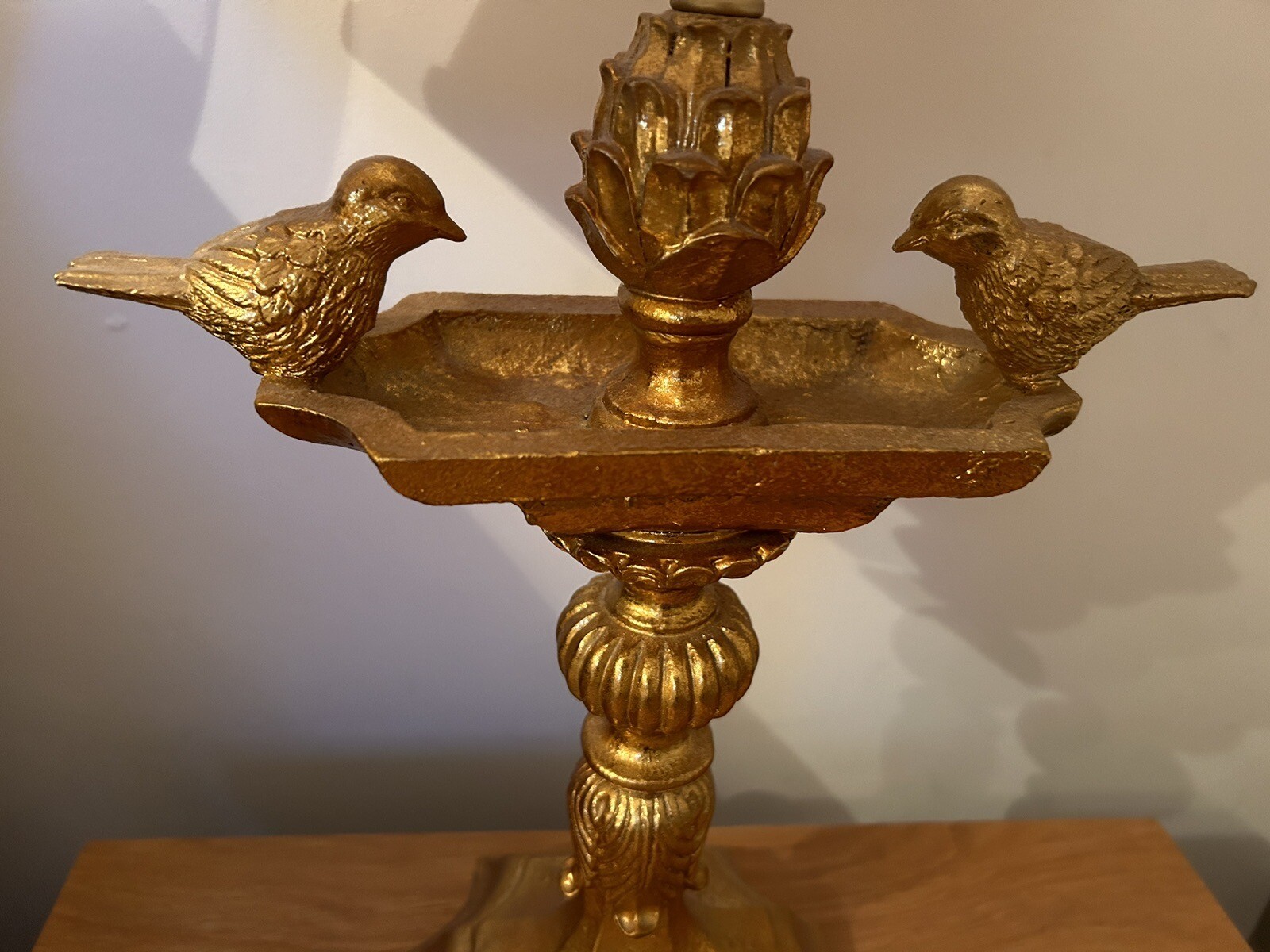 Decorative Large Gold Bird Lamps X 2 eBay