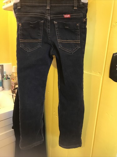 Wrangler flex boys denim jeans size 7 Regular. Adjustable Waist Band Inside. - Picture 7 of 10