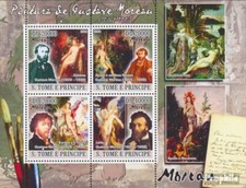Sao Tome e Principe 3651-3654 Feuille miniature (complète. édition) neuf avec go