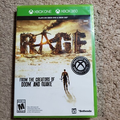 Rage Microsoft Xbox 360 NEW