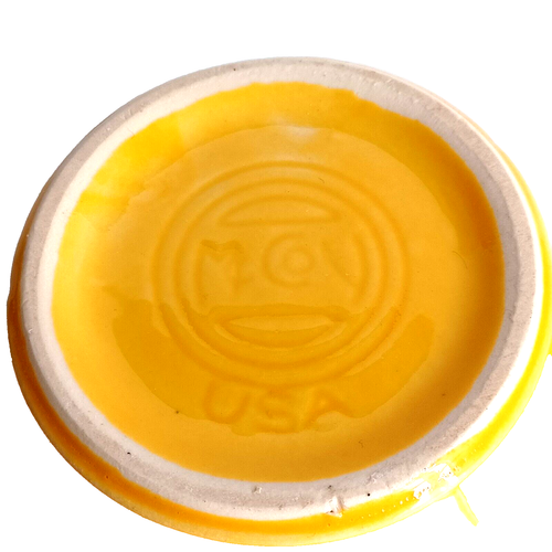 Tazza da caffè tazza Smiley Face Sunshine Yellow McCoy USA anni 70 buona giornata 12 oz - Foto 10 di 21