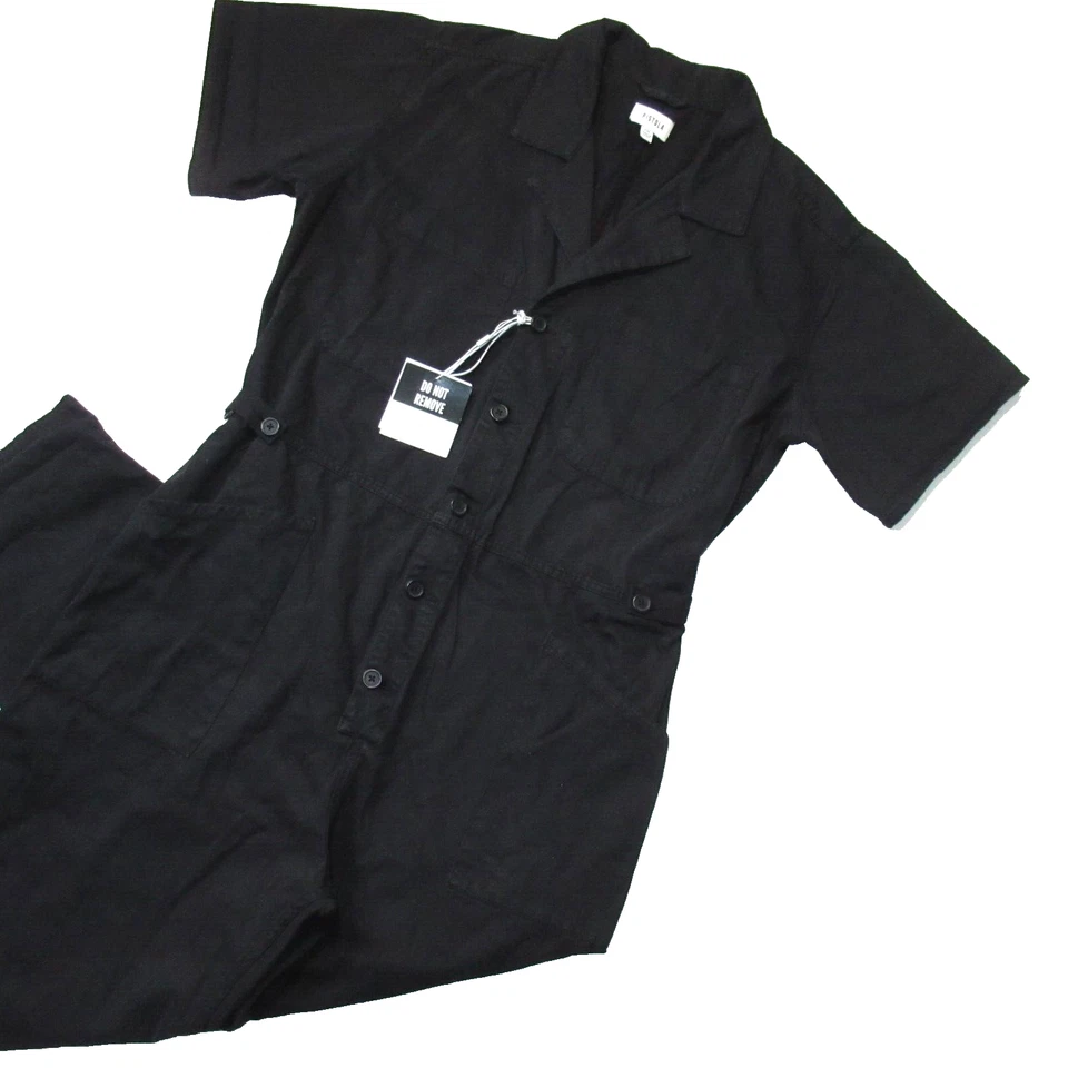 com etiquetas Novo com etiquetas Pistola Grover em algodão preto desbotado terno de campo relaxado G1N - Imagem 4 de 4