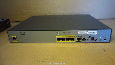 Cisco 881-SEC-K9 V01 4-Port 10/100 LAN Integrated Service ISR Router EXCL PSU