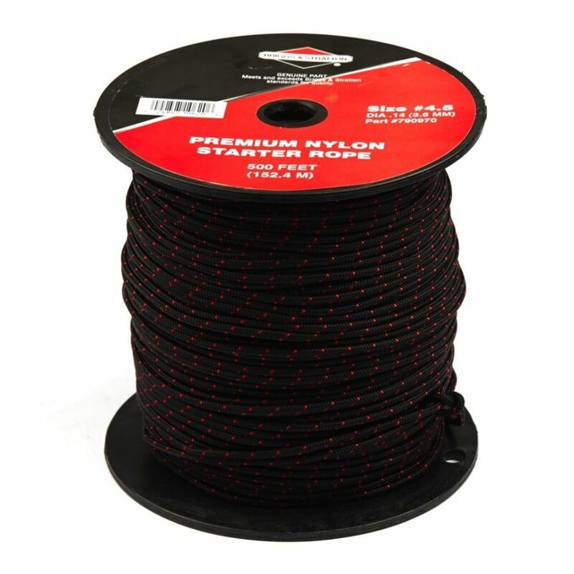 Briggs & Stratton 790970 Premium Nylon Starter Rope Size 4.5 Diameter