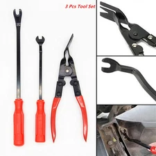 Car Clip Puller Plier Fastener Remover Panel Trim Upholstery Rivets Crowbar Tool
