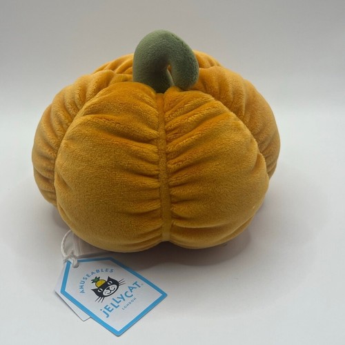 NEU MIT ETIKETT NICHT MEHR PRODUZIERT Jellycat Lebendiger Gemüsekürbis Stofftier Plüsch 6 Zoll - Bild 4 von 6