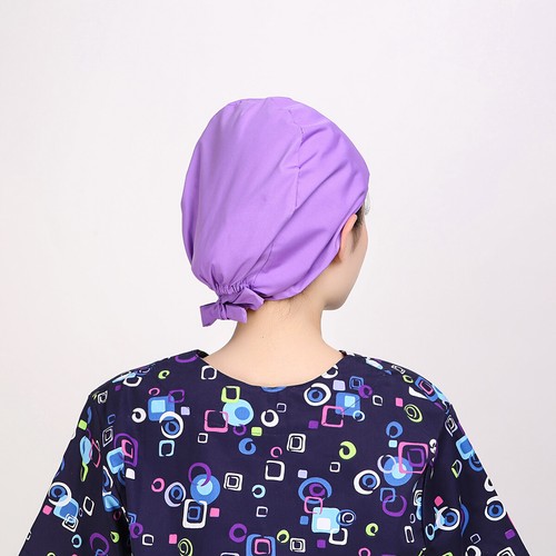 Womens/Mens Florals Printed Cap Scrub Hat/Cap Head Wear Adjustable Accessories - Picture 501 of 660
