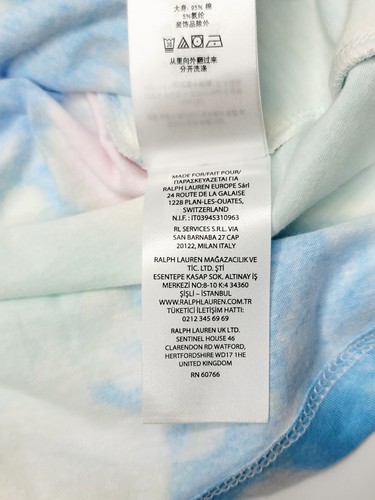 Polo RALPH LAUREN Womens 2XL Tie Dye PJ SHORTS Multicolor Lounge BOTTOMS Pocket - Picture 9 of 24