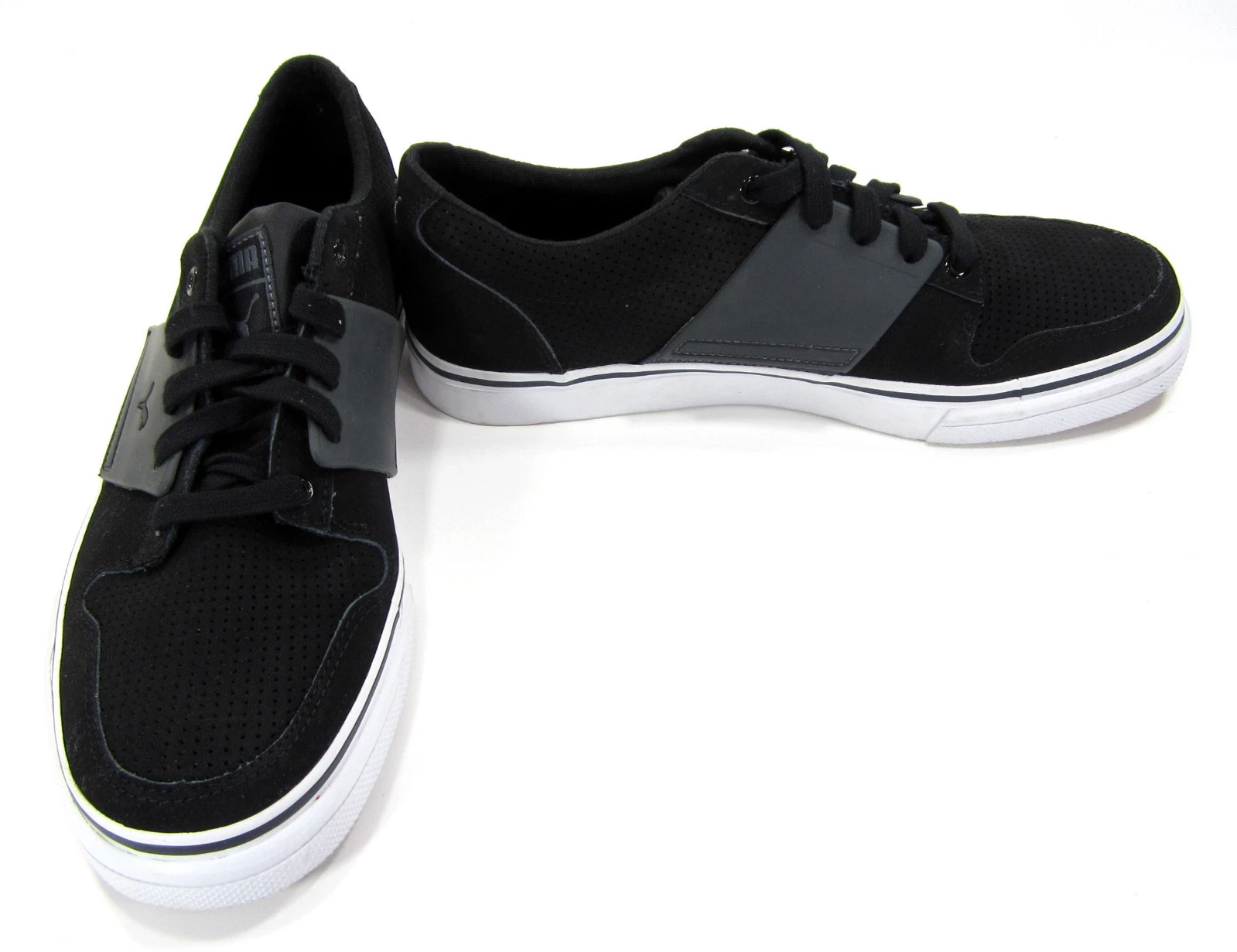 Scarpe Puma El Ace 2 Nubuck Nero Grigio Sneakers Taglia 7 5